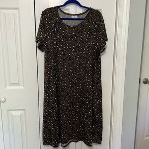 LuLaRoe Animal Print Dress